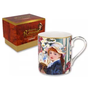 Kubek Carmani 330ml - A. Renoir, Dziewczyna z wachlarzem